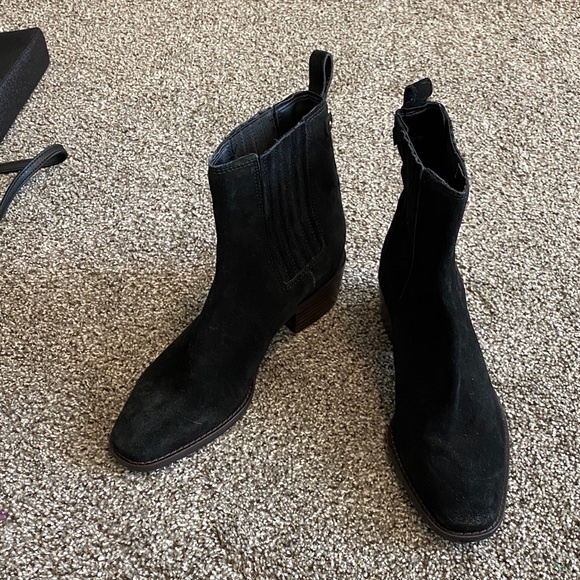 Sam Edelman Shoes - Sam Edelman Dark Suede Ankle Booties